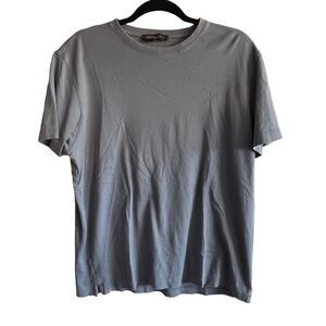 Men's Robert Barakett Blue Pima Cotton Crewneck T-Shirt